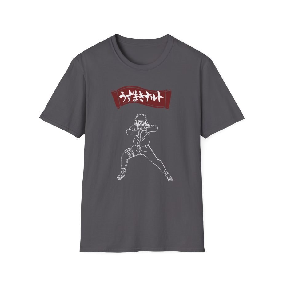 Naruto Line Art Unisex Softstyle T-Shirt