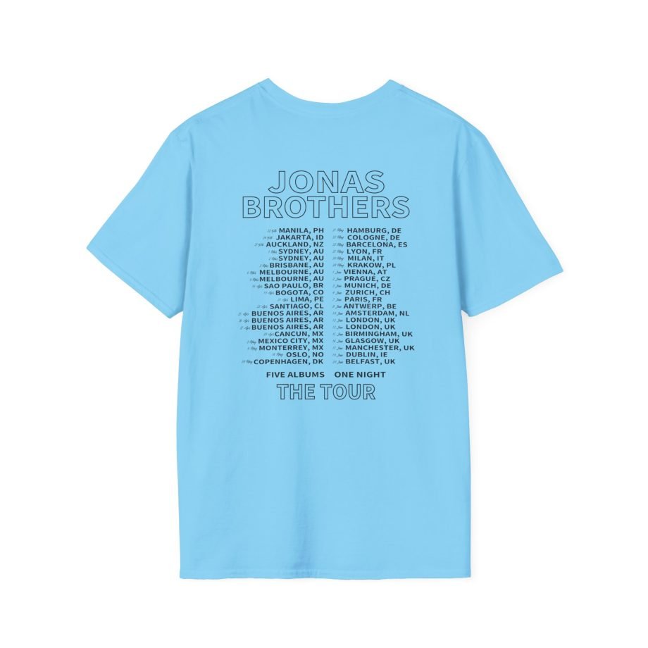 Jonas Brothers 5 Albums Unisex Softstyle T-Shirt