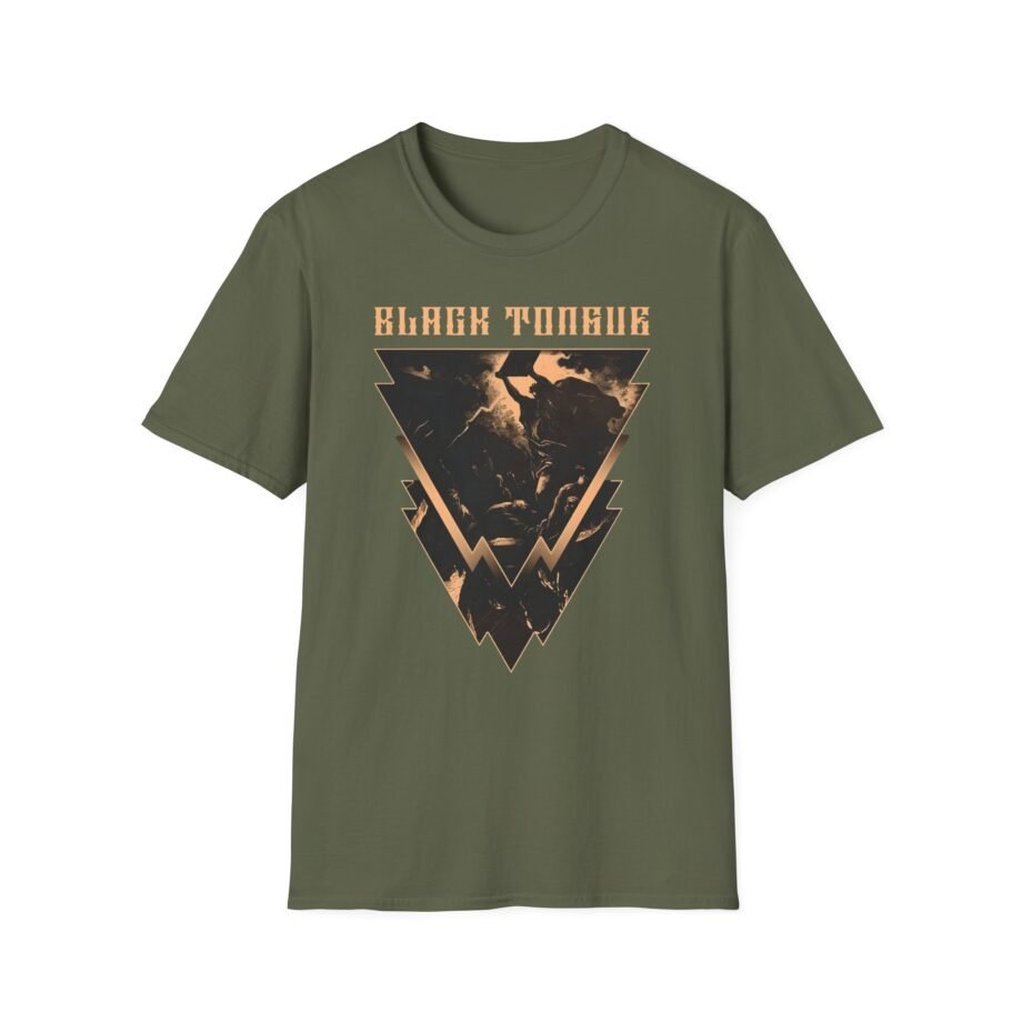 Black Tongue Born Hanged Unisex Softstyle T-Shirt