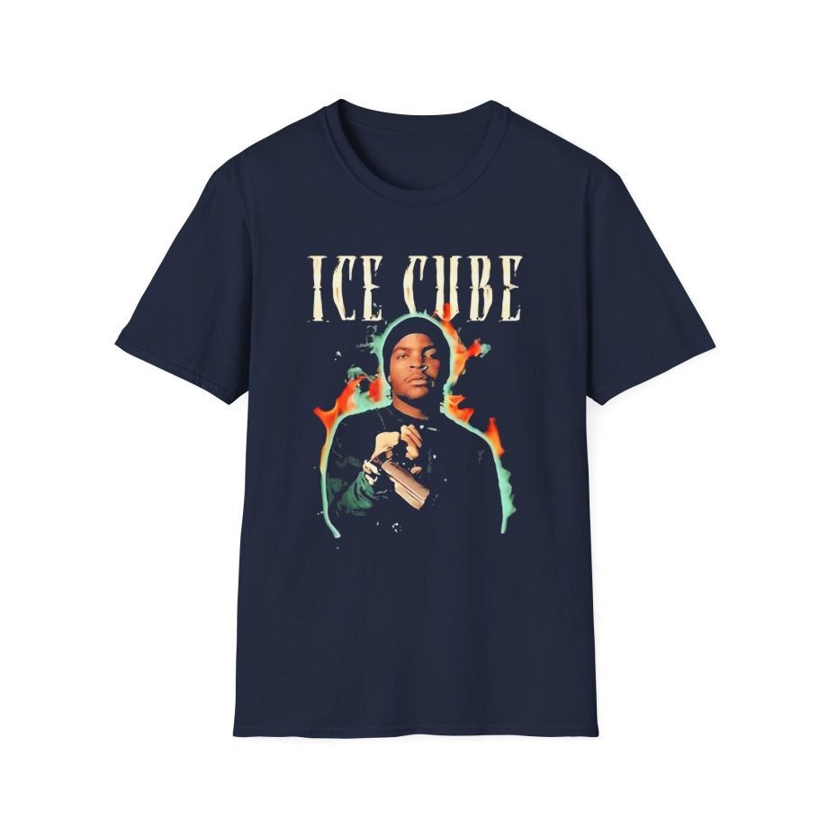 Ice Cube Chrome Flames Unisex Softstyle T-Shirt