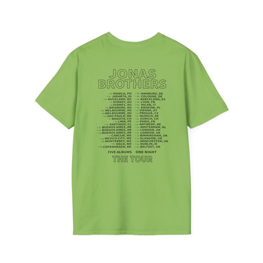 Jonas Brothers 5 Albums Unisex Softstyle T-Shirt