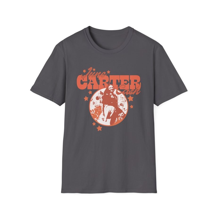 Johnny Cash June Carter Cash Portrait unisex softstyle t-shirt