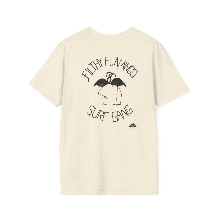 Surf Gang Filthy Flamingo Unisex Softstyle T-Shirt