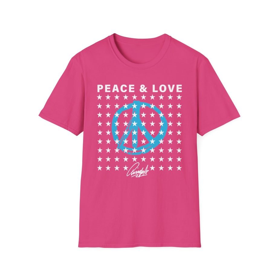 Ringo Starr Peace & Love Stars Unisex Softstyle T-Shirt