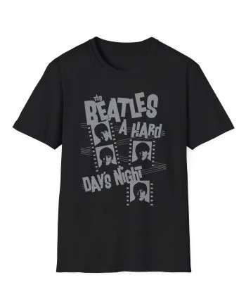 The Beatles a Hard Day's Night Film Unisex Softstyle T-Shirt