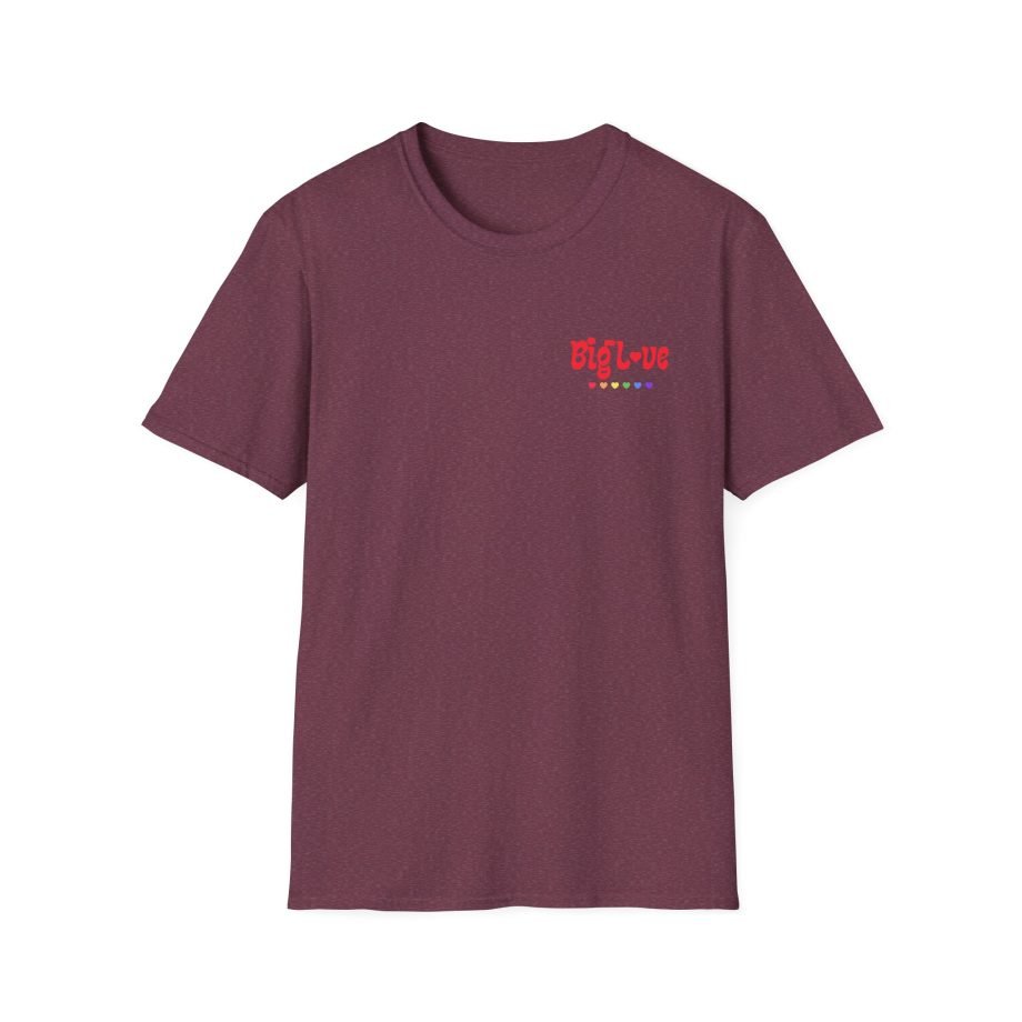 Erin Caldwell Pride BIG LOVE Unisex Softstyle T-Shirt