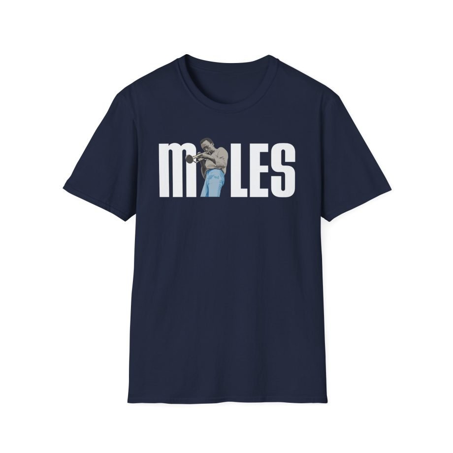 Miles Davis Playing Unisex Softstyle T-Shirt