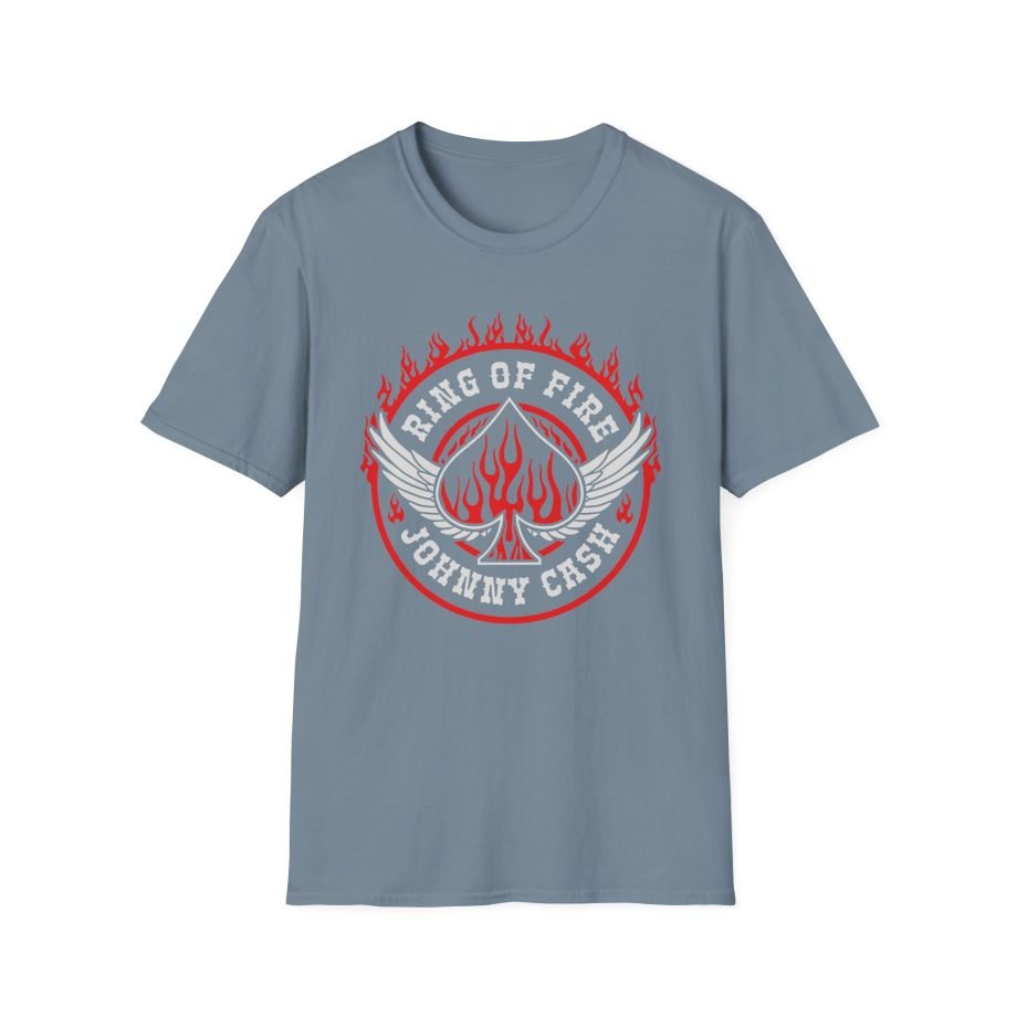 Johnny Cash Ring of Fire Unisex Softstyle T-Shirt