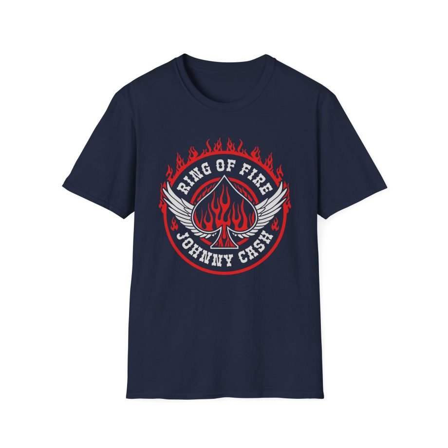 Johnny Cash Ring of Fire Unisex Softstyle T-Shirt