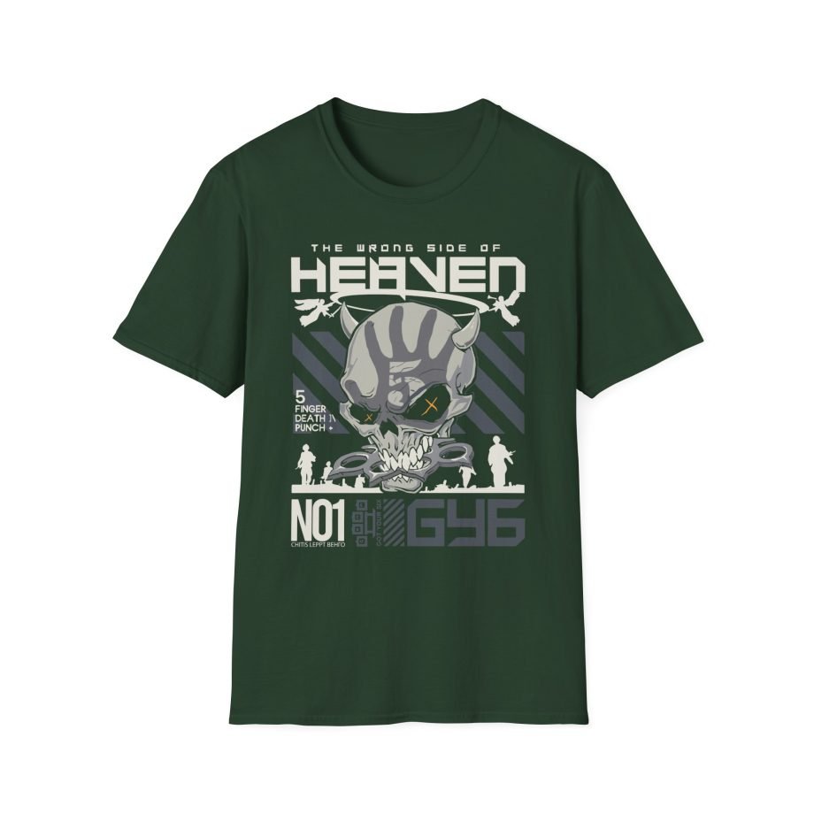 Five Finger Death Punch N01 Wrong Side of Heaven Anniversary Unisex Softstyle T-Shirt