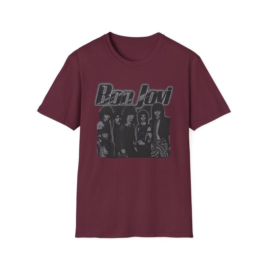Bon Jovi Outline Unisex Softstyle T-Shirt