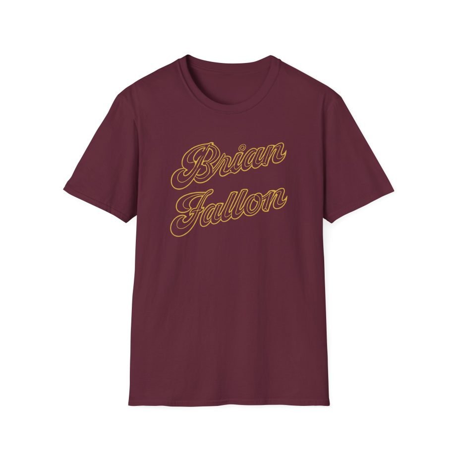 Brian Fallon Gold Text Unisex Softstyle T-Shirt
