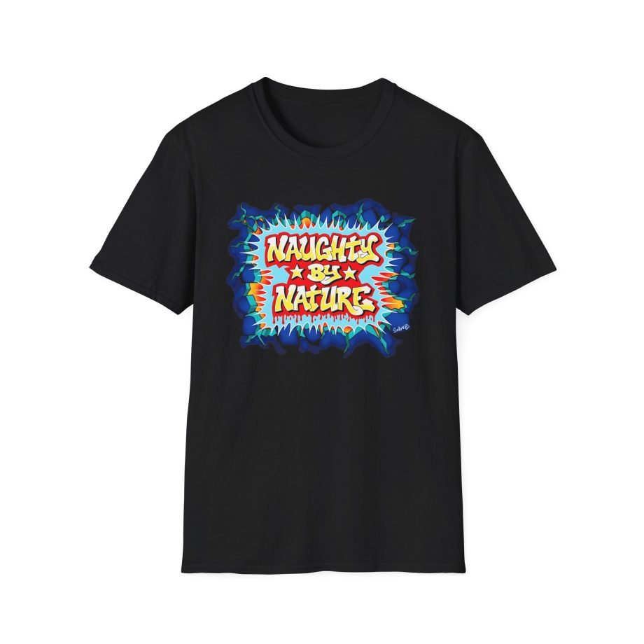 Naughty by Nature Naughty Wildstyle Unisex Softstyle T-Shirt