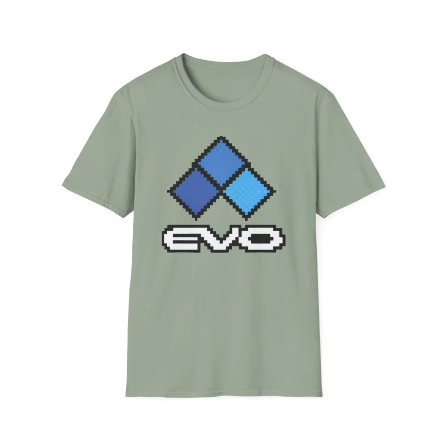 Evo 8 Bit Logo Returns Unisex Softstyle T-Shirt