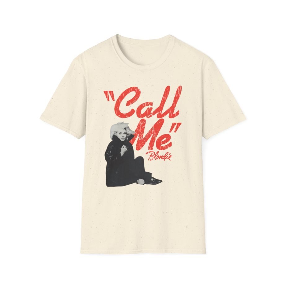 Blondie Call Me Unisex Softstyle T-Shirt
