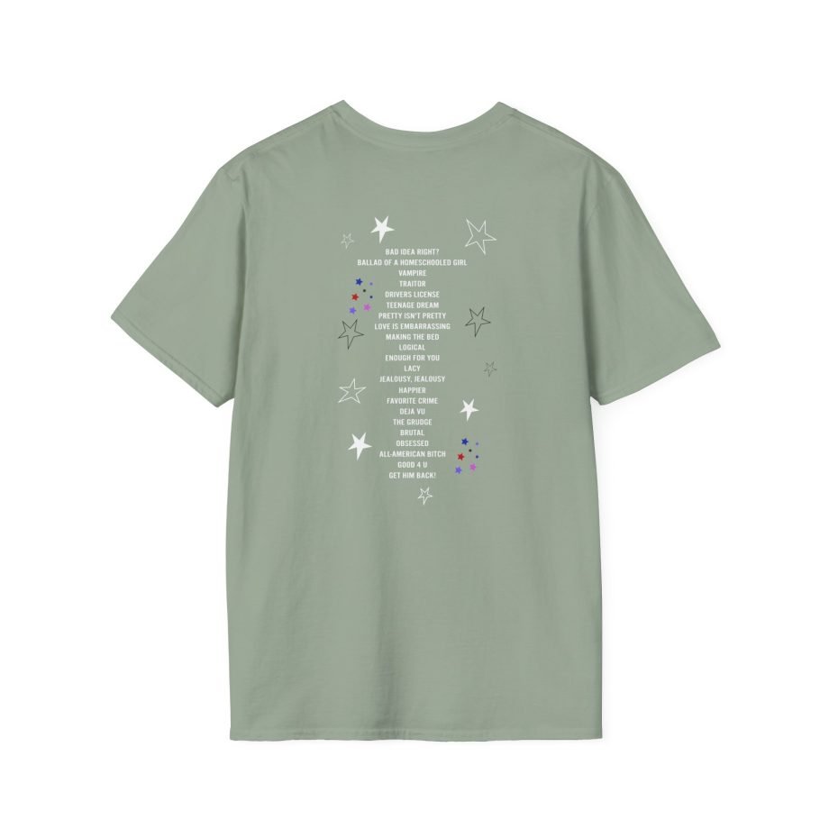 Olivia Rodrigo GUTS world tour unisex softstyle t-shirt