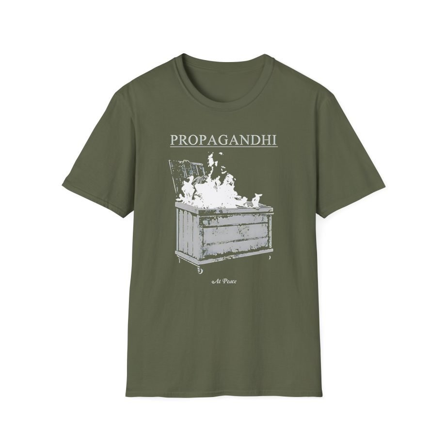 Propagandhi Dumpster Fire Unisex Softstyle T-Shirt