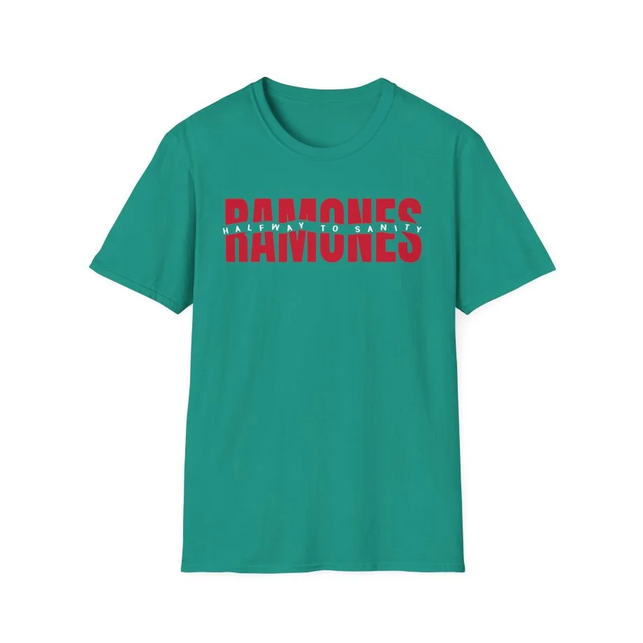 Ramones Halfway To Sanity Unisex Softstyle T-Shirt