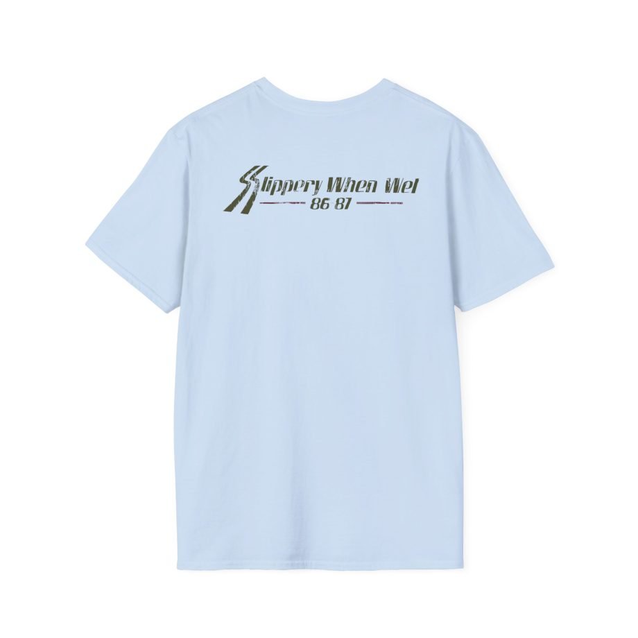 Bon Jovi Slippery When Wet Vintage World Tour Unisex Softstyle T-Shirt