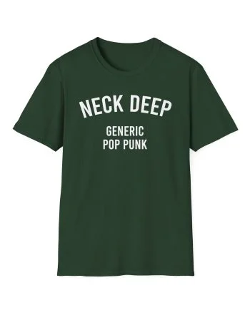 Neck Deep Generic Pop Punk Unisex Softstyle T-Shirt