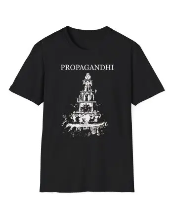 Propagandhi Pyramid Of Capitalism Unisex Softstyle T-Shirt