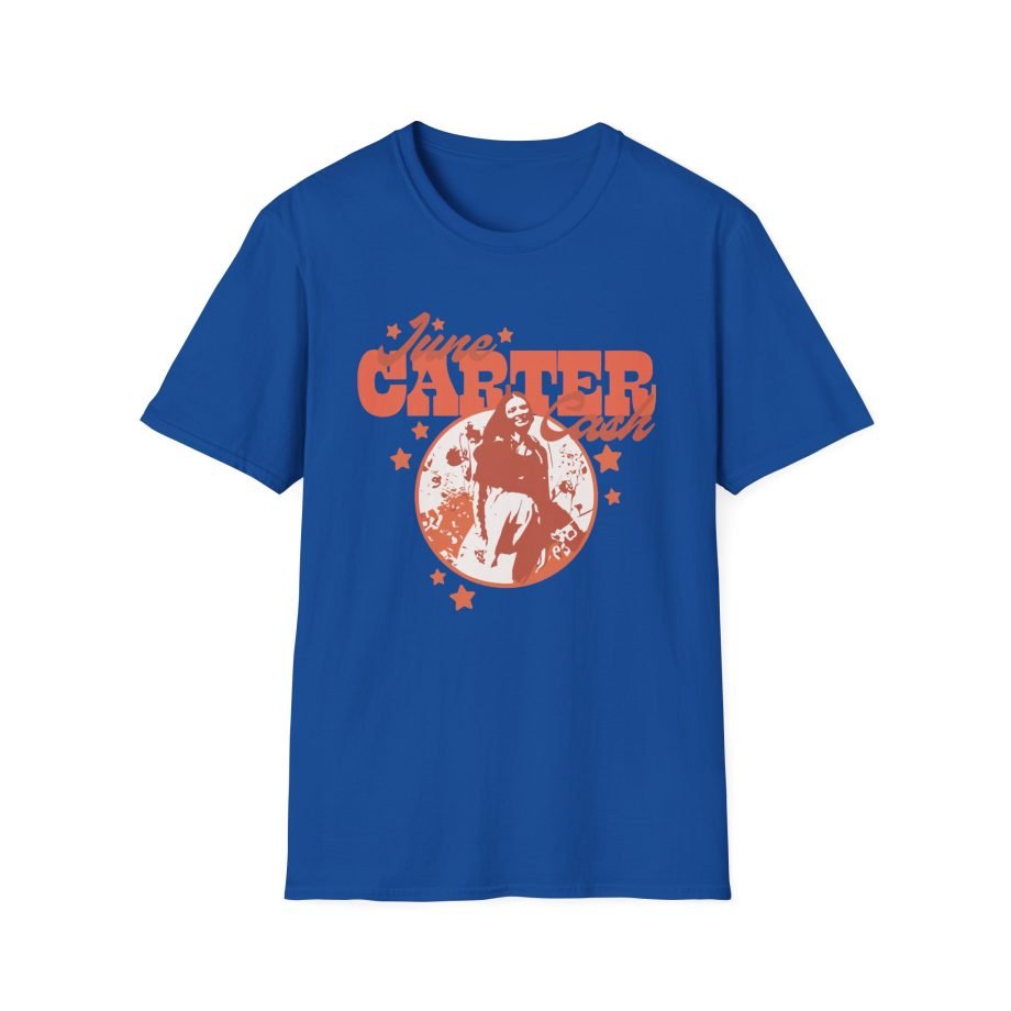 Johnny Cash June Carter Cash Portrait unisex softstyle t-shirt