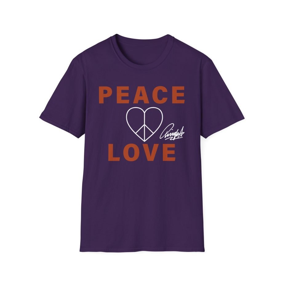 Ringo Starr Peace & Love Unisex Softstyle T-Shirt