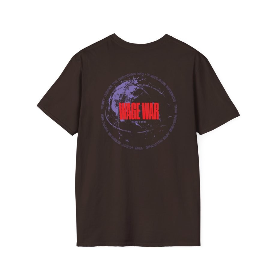 Wage War Barbed Wire Globe Unisex Softstyle T-Shirt