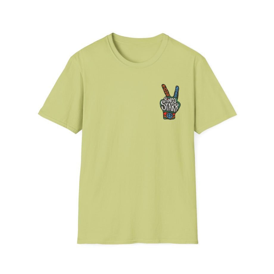 Ringo Starr Peace Illustration Unisex Softstyle T-Shirt