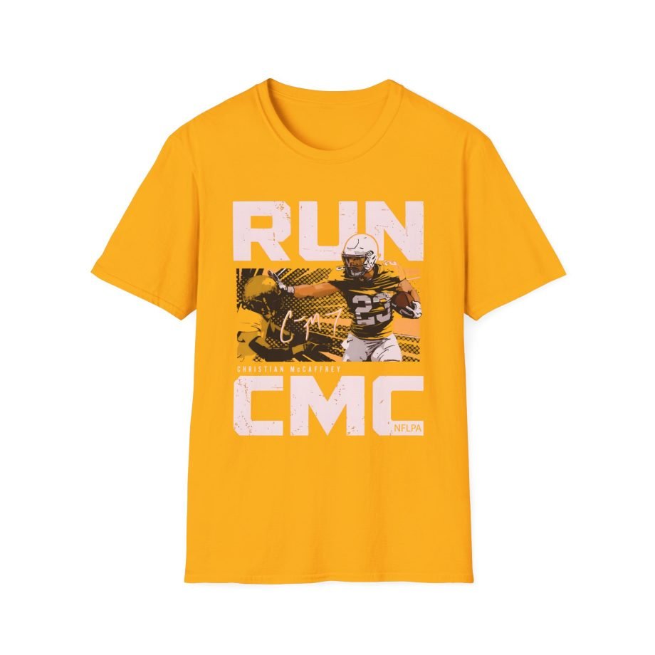 Christian Mccaffrey Stiff Arm Unisex Softstyle T-Shirt