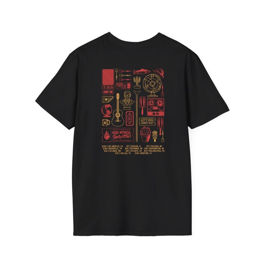 Good Mythical Morning Tour Collage unisex softstyle t-shirt