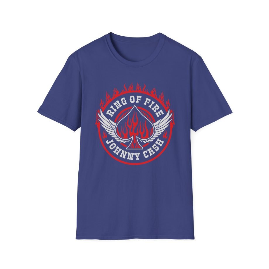 Johnny Cash Ring of Fire Unisex Softstyle T-Shirt