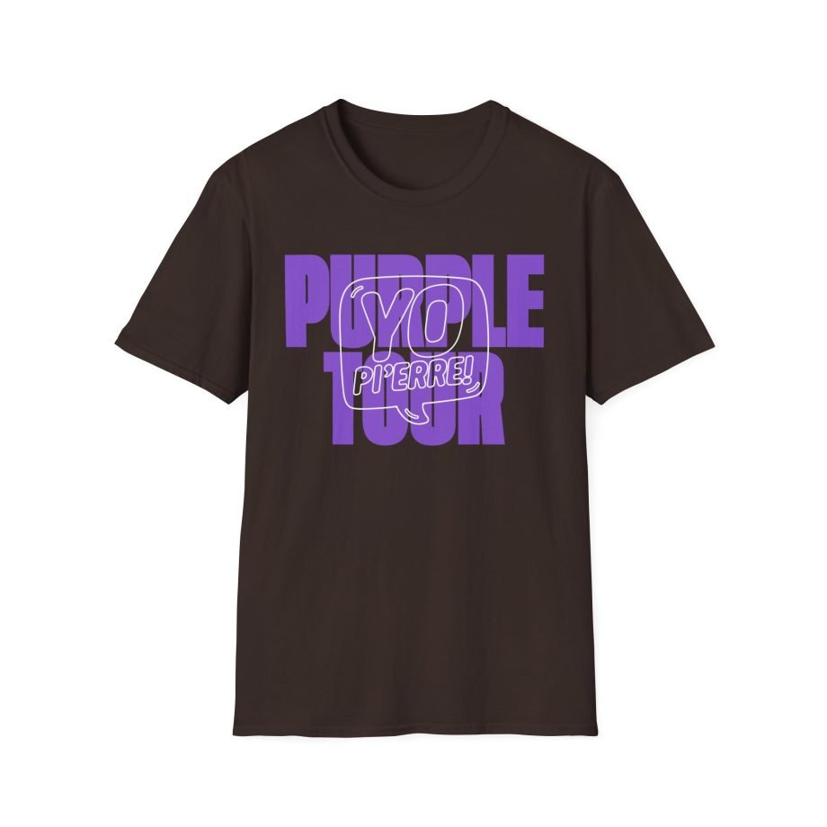 P B Purple Tour Unisex Softstyle T-Shirt
