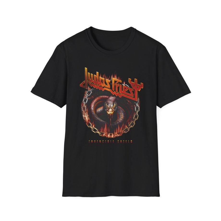 Judas Priest Invincible Shield Serpent Itin Unisex Softstyle T-Shirt