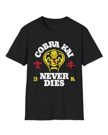 Cobra Kai Never Dies Unisex Softstyle T-Shirt
