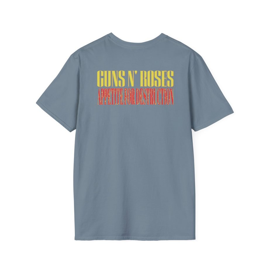 Guns N Roses 1988 Needle Skull Unisex Softstyle T-Shirt