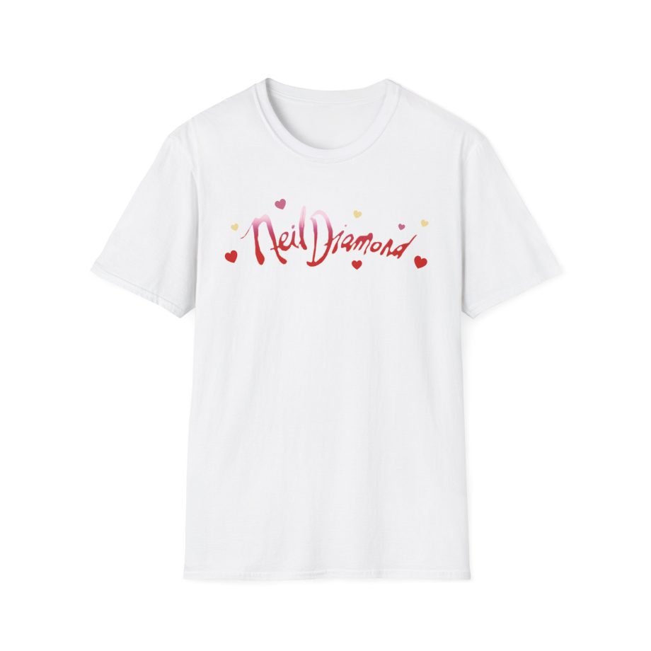 Neil Diamond Logo Heart Unisex Softstyle T-Shirt