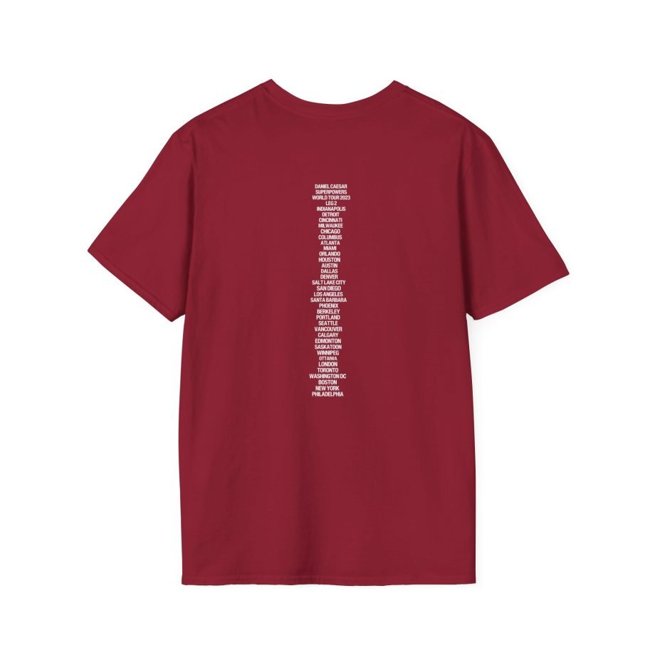 Daniel Caesar Superpowers World Tour Unisex Softstyle T-Shirt