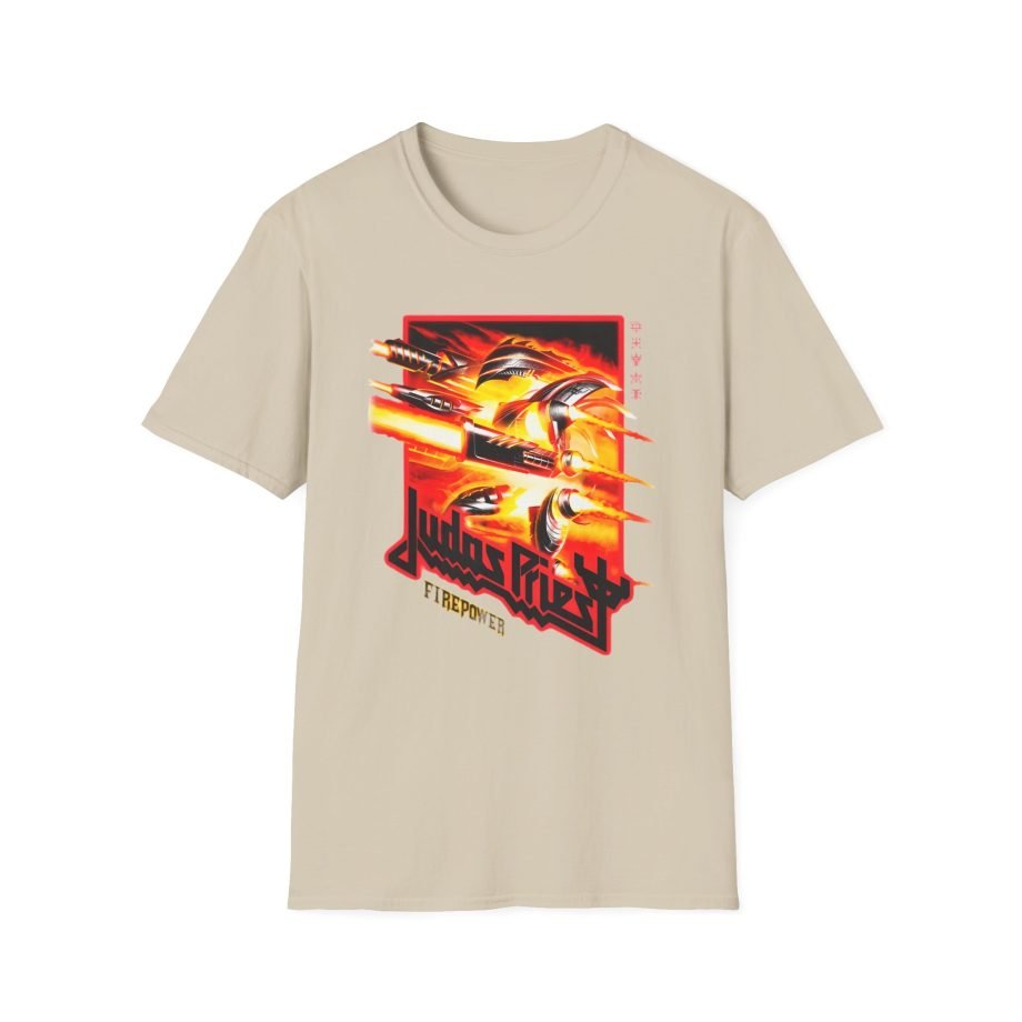 Judas Priest Firepower Figures Unisex Softstyle T-Shirt