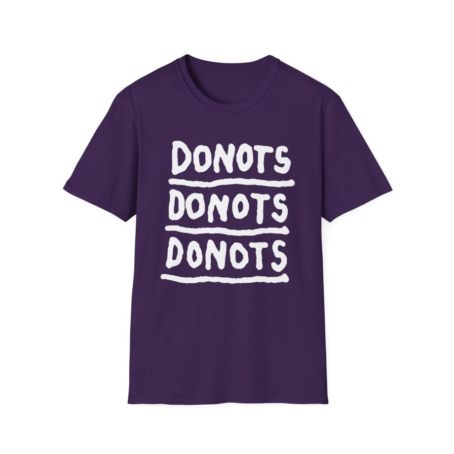 Donots Triple Logo Unisex Softstyle T-Shirt