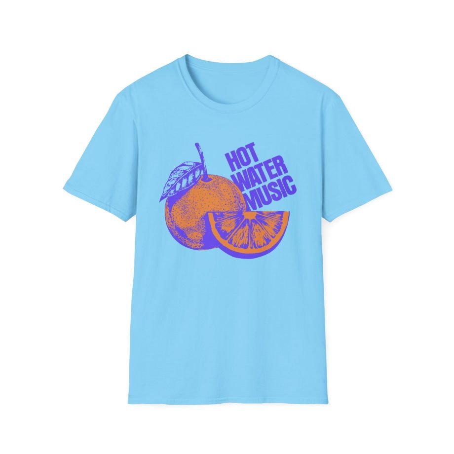 Hot Water Music Florida Orange Unisex Softstyle T-Shirt
