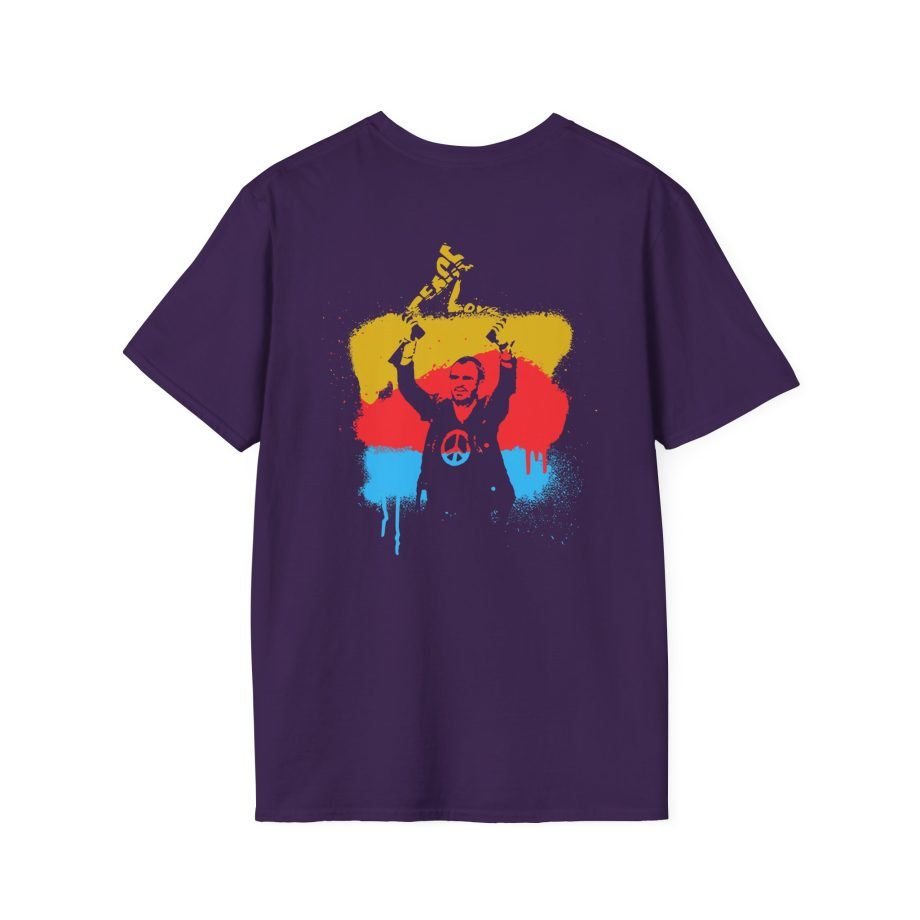 Ringo Starr Peace & Love Unisex Softstyle T-Shirt