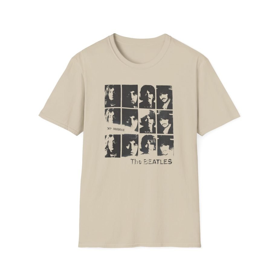 The Beatles Album Distressed Grid Unisex Softstyle T-Shirt