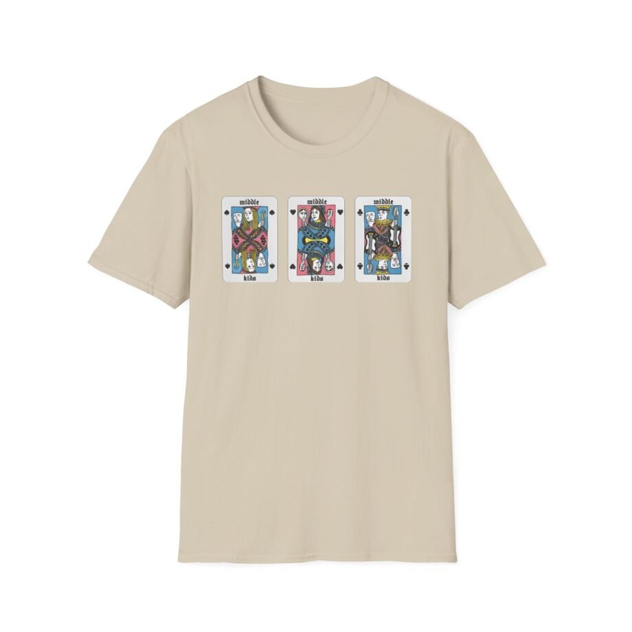 Middle Kids Playing Cards Unisex Softstyle T-Shirt