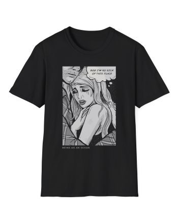 Being as an Ocean Comic Girl 10 Year Unisex Softstyle T-Shirt