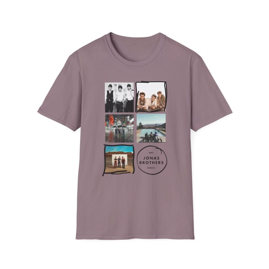 Jonas Brothers 5 Albums Unisex Softstyle T-Shirt