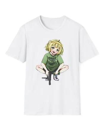 Girl And Gun Amano Pikamee Unisex Softstyle T-Shirt