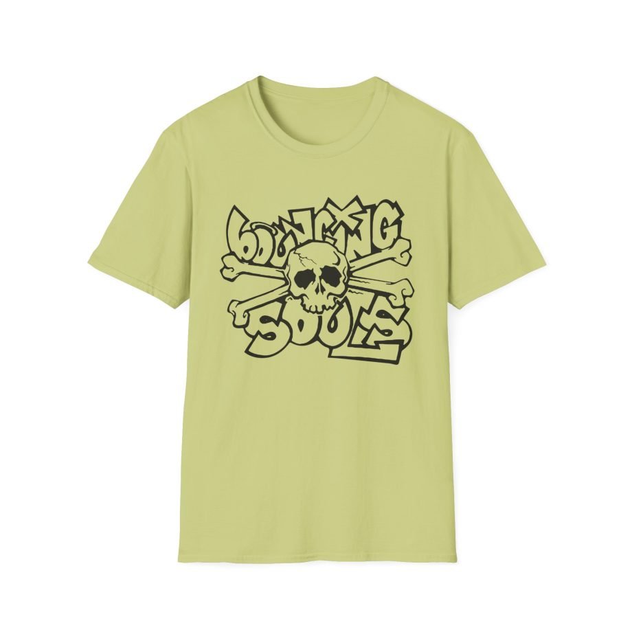 The Bouncing Souls Skull And Crossbones Unisex Softstyle T-Shirt