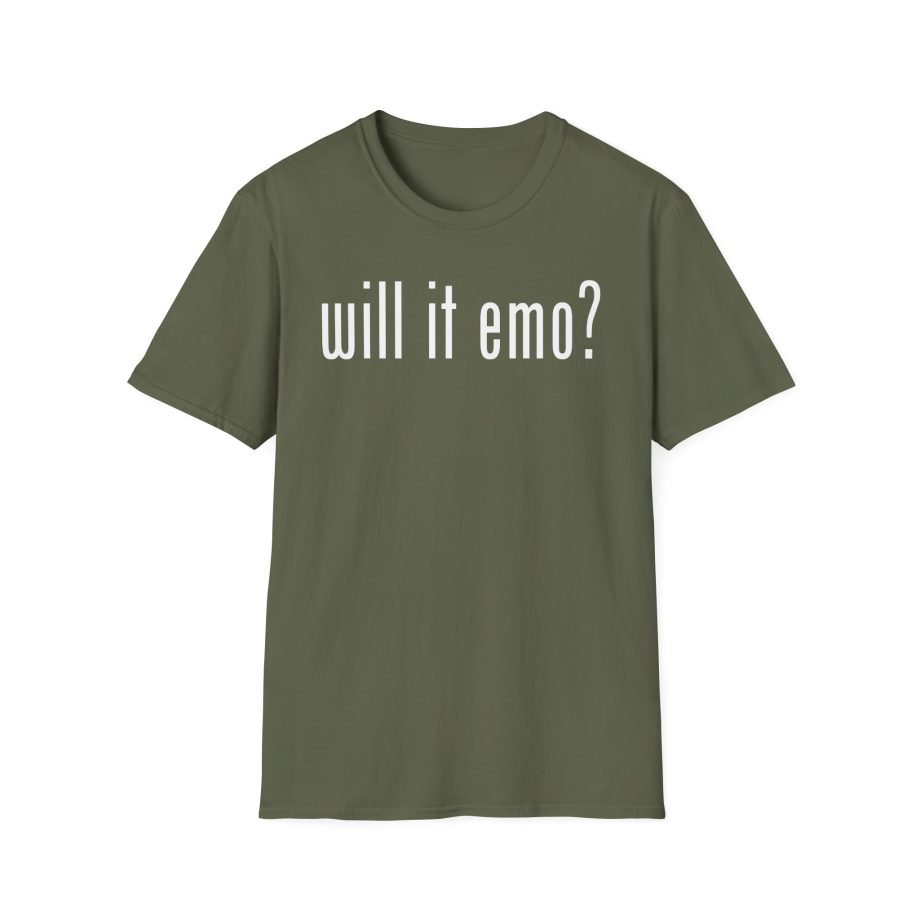 Nothing Nowhere Will It Emo Unisex Softstyle T-Shirt