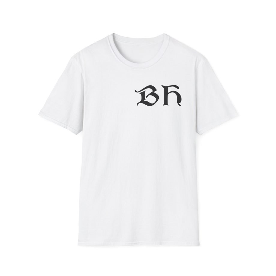Beach House Rose Stained Glass Unisex Softstyle T-Shirt